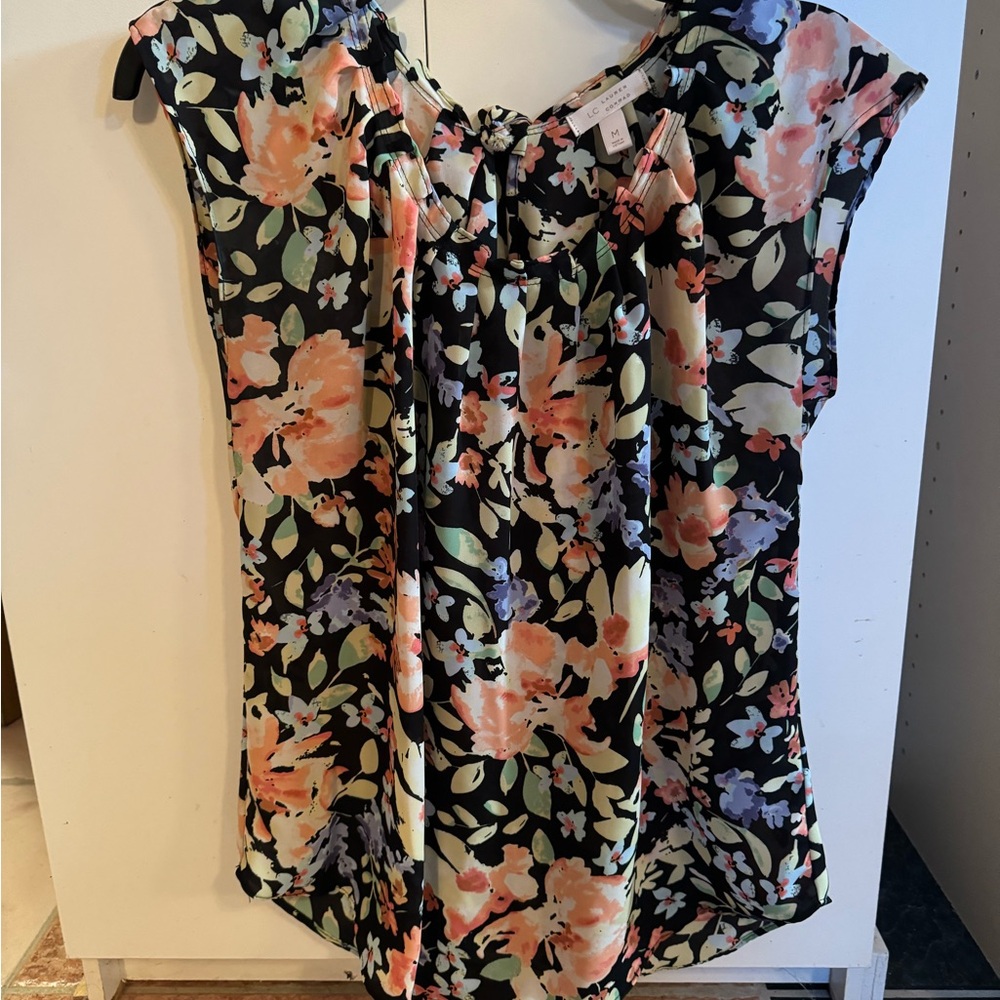 LC Lauren Conrad Blouse in Soft Pink with Elegant Design and Lightweight Fabric